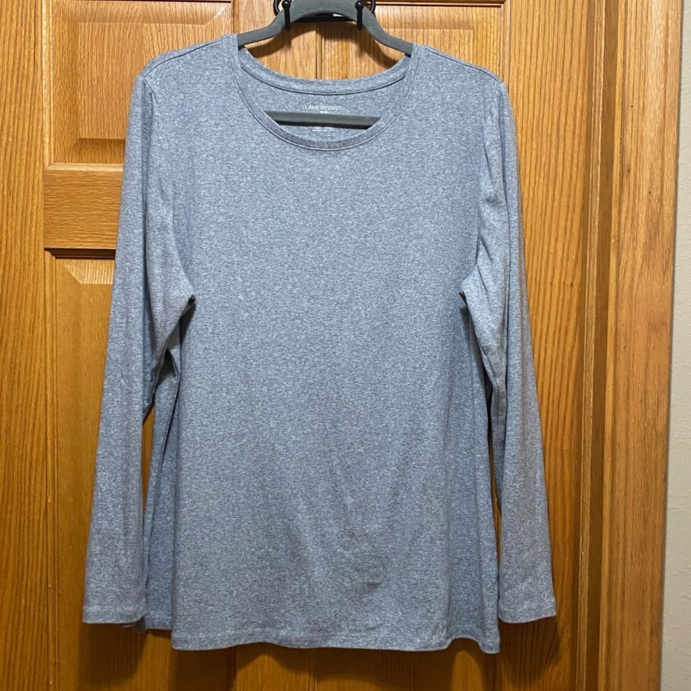Lane Bryant Charcoal Heather Tee